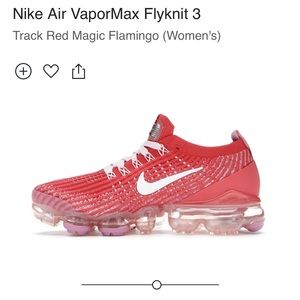 Nike Air VaporMax FlyKnit 3 Track Red Magic Flamingo Pink